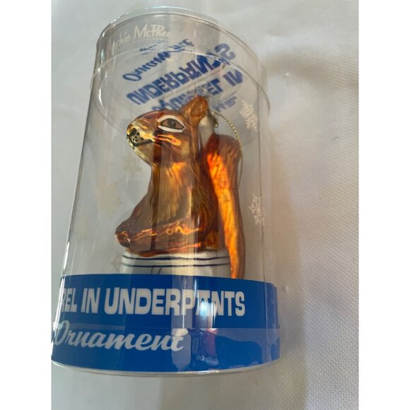 Archie McPhee Squirrel In Underpants Christmas Ornament - Picture 2 of 7